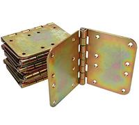 KOTARBAU Box Hinge 150 x 100 mm Rolled Table Hinge Oval Round Furniture Hinge Galvanised Gate Hinge Door Hinge Cabinet Hinge