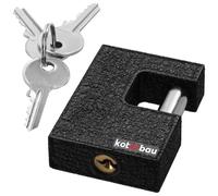KOTARBAU 5907465941013 Padlock, Black, 60 mm