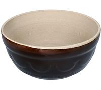 KOTARBAU Clay Bowl Diameter 24 cm Ceramic Mixing Bowl Baking Bowl Dough Bowl Made of Stoneware Bowl Mixing Pot