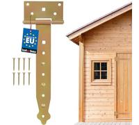 KOTARBAU Cross Hinge 250 mm Door Hinge Garden Gate Latch Galvanised Gold