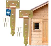 KOTARBAU® Cross Hinges 200 mm, T Hinges, Shutter Hinges, Set of 2