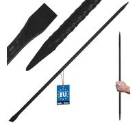 KOTARBAU® Crowbar 130 cm Double Sided with Straight Blade & Tip | Crowbar for narrow gaps, bend-resistant, lever iron, rebar steel, black