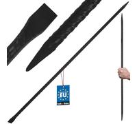 KOTARBAU® Crowbar 150 cm Double Sided with Straight Blade & Tip | Crowbar for narrow gaps, bend-resistant, lever iron, rebar steel, black