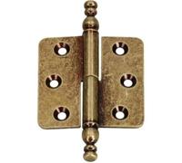 KOTARBAU Decorative Hinges, Furniture Band-Style Hinges, Universal, Rust-Resistant, Old Brass, 45 x 45 mm