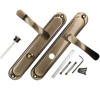 KOTARBAU Door Handle Door Handle Patin Door Fitting Door Handle Set Long Plate Door Handle Set Inner Door Exterior Door Handle Door Handle Door Fitting