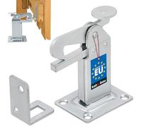 KOTARBAU® Door Stop 97 Floor Mounted Door Stop Silver Lock Door Stopper Closing Angle Door Buffer Steel Robust Solid