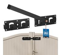 KOTARBAU® Double Gate Latch Left Right Building Fitting, Garden Double Gate Throw, Bolt Latch, Gate Lock, Gate Lock