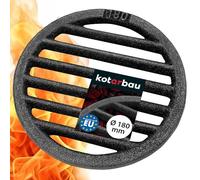 KOTARBAU Fireplace Grate, Diameter 18 cm, Round Grate, Fireplace, Ash Grate, Table Grate, Stove Grate, Fireplace, Replacement Parts, Accessories, Cast Iron Grate, Oven Grate, Grill Fireplace, Round