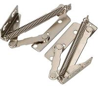 KOTARBAU® Flap Fitting Pack of 2 Spring Folding Fittings Galvanised Top