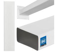 KOTARBAU® Flat Duct 110 mm x 55 mm Ventilation Duct Made of Plastic 50 cm Length Efficient Flat Duct System for Optimal Ventilation Flat Duct Exhaust Duct Extractor White, 50 cm, 55 x 110 cm