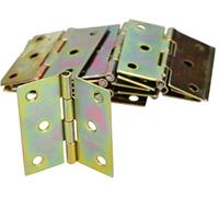 KOTARBAU - Furniture Hinge 45 x 40 mm - Rolled Zinc-Plated Hinge for Doors, Cabinets, and Chests - Heavy-Duty Door and Furniture (25 Pieces)