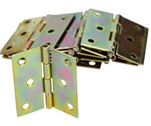 KOTARBAU - Furniture Hinge 45 x 40 mm - Rolled Zinc-Plated Hinge for Doors, Cabinets, and Chests - Heavy-Duty Door and Furniture (25 Pieces)