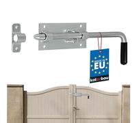 KOTARBAU® Garage Door Bolt Bolt Galvanised Silver with Rubber Handle 320 mm