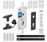 KOTARBAU Garage Lock 60 mm Steel Set Gate Lock Garage Door Lock Profile Cylinder for Swing Gates Gate Latch Lock Set Gate Fitting