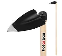 KOTARBAU® Garden Hoe Heart Leaf 157 mm x 130 mm with Handle 110 cm Garden Hoe Weed Hoe Plant Hoe Garden Tool for Transplanting Weeding Garden Care