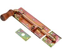KOTARBAU® Gate Latch 280 mm Left Door Bolt Bolt Bolt Lock Push Bolt Galvanised Latch Lock Gate Latch Yellow Top Quality