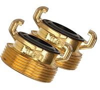 KOTARBAU® Geka Quick Coupling System with Male Thread for Tap (1 1/2 Inch, Pack of 2)