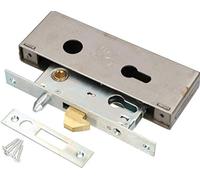 KOTARBAU Hook Sliding Gate Mortice Lock, Silver, Key Lock, 72/40 SP, for Sliding Doors & Gates