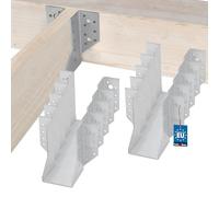 KOTARBAU® joist hanger type A 70 mm wooden beam connectors for external construction, set of 10