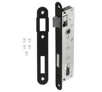 KOTARBAU Mortise Lock Counter Plate Galvanised Universal Left/Right Room Door Lock Tube Frame Lock Indoor/Outdoor Security Lock 90/22 PZ