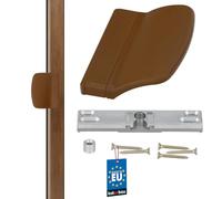 KOTARBAU Practical Balcony Door Handle 6th Brown Safe Smoking Patio Door Look Handle Close Handle Shell Universal Balcony Door Catch