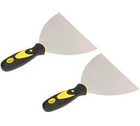 KOTARBAU® Set of 2 Stainless Steel Painter's spatulas, 150 mm, Plaster Spatula, Universal Spatula, Scratch for Removal, Palette Knife with Rubber Handle