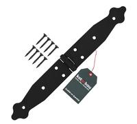 KOTARBAU Shutter Hinge Door Hinges 150 x 150 x 35 mm Powder-Coated Steel Black Hinges Folding Window Hinge Wooden Door Garden Gate Hinge