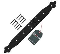KOTARBAU Shutter Hinge Door Hinges 150 x 200 x 35 mm Powder-Coated Steel Black Hinges Folding Window Hinge Wooden Door Garden Gate Hinge