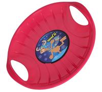 KOTARBAU® Snow Sledge - Plastic Sled - 60 cm (23.6 inches) - Pink - Sledges - Snow Sled - Round Sledge - with Handles - for Kids and Adults - Frost Resistant