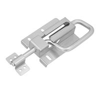 KOTARBAU® Spring Loaded Gate Bolt 190 mm (7.48 in) Sliding Bolt Gate Latch Door Latch Lock Barrel Bolt Shed Barn Chicken Coop Galvanized Silver Galvanised Silver