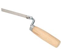 KOTARBAU® Stainless Steel Joint Trowel 14 mm for Grouting with Wooden Handle Spatula Joint Shaper Indispensable for Joint Work