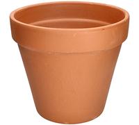 KOTARBAU® Terracotta Flower Pot with Rim for Indoor and Gardens (Terracotta Diameter 35 cm)
