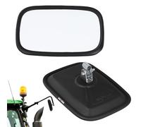 KOTARBAU Tractor Mirror Small Universal 18 x 12.5 cm PVC 1 Piece Tractor Wing Mirror with Bracket