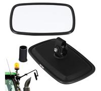 KOTARBAU® Tractor Mirror Universal 14.5 x 23 cm PVC 1 Piece Rearview Mirror Tractor Truck Reversing Mirror with Bracket Mirror Agriculture