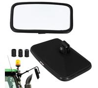 KOTARBAU tractor mirror universal 25 x 16.5cm PVC 1 piece rearview mirror tractor truck mirror rearview mirror with holder agriculture