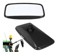 KOTARBAU® Tractor Mirror Universal 38 x 19 cm PVC 1 Piece Rearview Mirror Tractor Truck Mirror Reversing Mirror with Bracket Agriculture