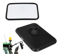 KOTARBAU® Tractor Mirror with Bracket Universal 31 x 20.5 cm PVC 1 Piece Tractor Wing Mirror Plain Mirror Agriculture Machinery