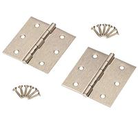 KOTARBAU® Universal Hinge 2 Pieces 65 x 65 mm Nickel Galvanised Decorative Rolled