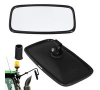 KOTARBAU Universal Tractor Mirror 28.5 x 15.5 cm PVC Rear View Mirror with Holder for Trucks and Agriculture