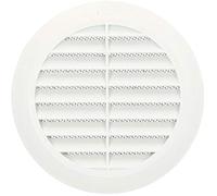KOTARBAU® Ventilation Grille 125 mm Round Flange White Ventilation Insect Screen Slat Grille Ventilation Grille Pipe Connection Exhaust Grille