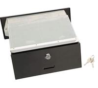 KOTARBAU Wall Letter Box with Adjustable Depth 160 - 295 mm Built-in Letter Box for House Walls and Fence Walls Black