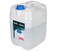 KOTARBAU® Water Canister without Tap Plastic Canister for Water Canister Food Safe PVC Drinking Water Container with Screw Cap Drinking Water Canister Water Container, White, 20 L