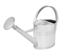KOTARBAU® Watering Can - Galvanised Steel - 10 L (2.2 Gallon) - Silver - Removable Rose for Indoor and Outdoor Plants - Durable Metal Watering Can for Garden and Houseplants