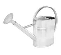 KOTARBAU® Watering Can - Galvanised Steel - 12 L (2.64 Gallon) - Silver - Removable Rose for Indoor and Outdoor Plants - Durable Metal Watering Can for Garden and Houseplants