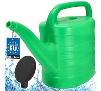 KOTARBAU® Watering Can - Plastic - 15 L (3.30 Gallon) - Green - Indoor Watering Can - with Removable Rose - for Garden Houseplants - Lightweight - Ergonomic Design