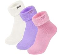 Kotashion Women Fluffy Warm Socks Fuzzy Cozy Bed Socks Winter Thermal Cosy Socks Ladies Soft Home Socks Sweet Christmas Birthday Thanksgiving Gifts for Women Girls