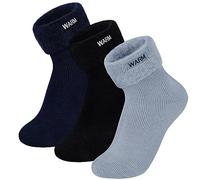 Kotashion Women's Fluffy Warm Thermal Cosy Fuzzy Cozy Bed Socks - Soft Home Socks - Sweet Christmas & Birthday Gifts for Women & Girls