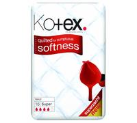 Kotex Maxi Super Towels 16 Pads in a Pack (Pack of 12)