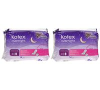 Kotex Overnight Ultra Thin Maximum Coverage With Wings 28Ct - Most Coverage With Leak Lock Core Absorbs Fluid Quickly And Locks It Deep In The Pad To Keep You Dry And Protected !!!