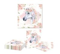 Kotkiddy 20 Piece Horse Birthday Party Supplies Horse Party Gifts Including Party Plates and Napkins Cowgirl Wild Horse Party Birthday Tableware Decorations